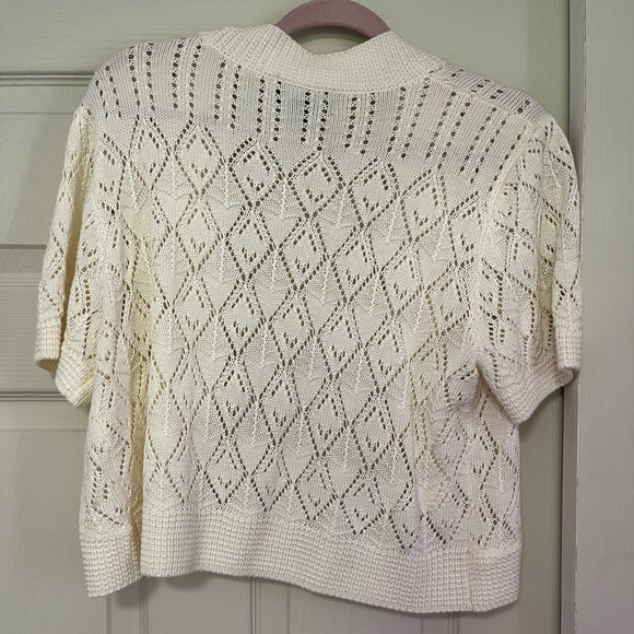 Short Sleeve Cardigan Coverup - Picture 3 of 3